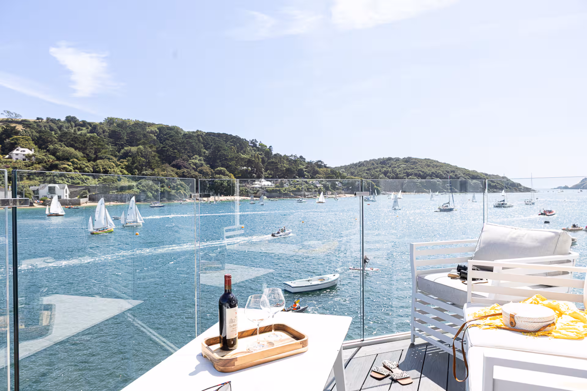 Beautifully presented Airbnb holiday property with outdoor terrace and garden seating