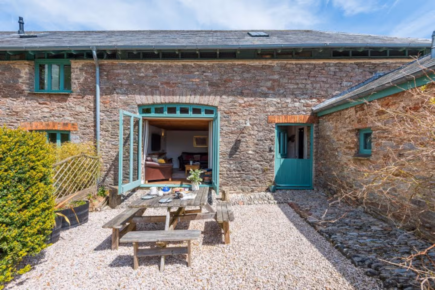 Out side courtyard